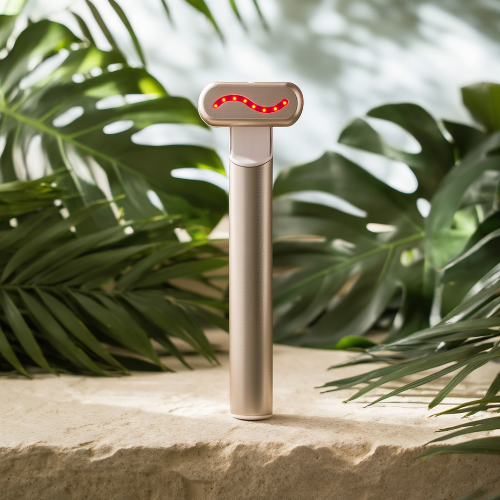 מכשיר מתיחת פנים חכם עם אור אדום