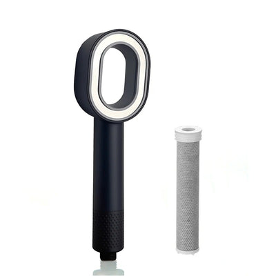 ראש מקלחת עם פילטר מובנה לסינון מים