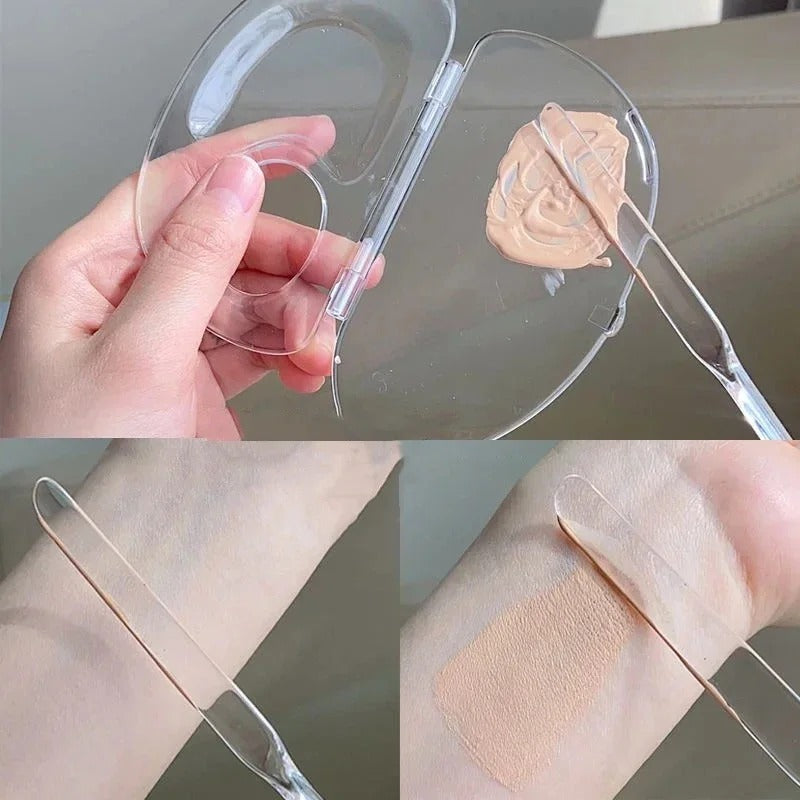 פלטת יסודות נוזליים מתקפלת ערכת כלי איפור אקרילית