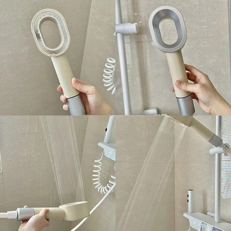 ראש מקלחת עם פילטר מובנה לסינון מים